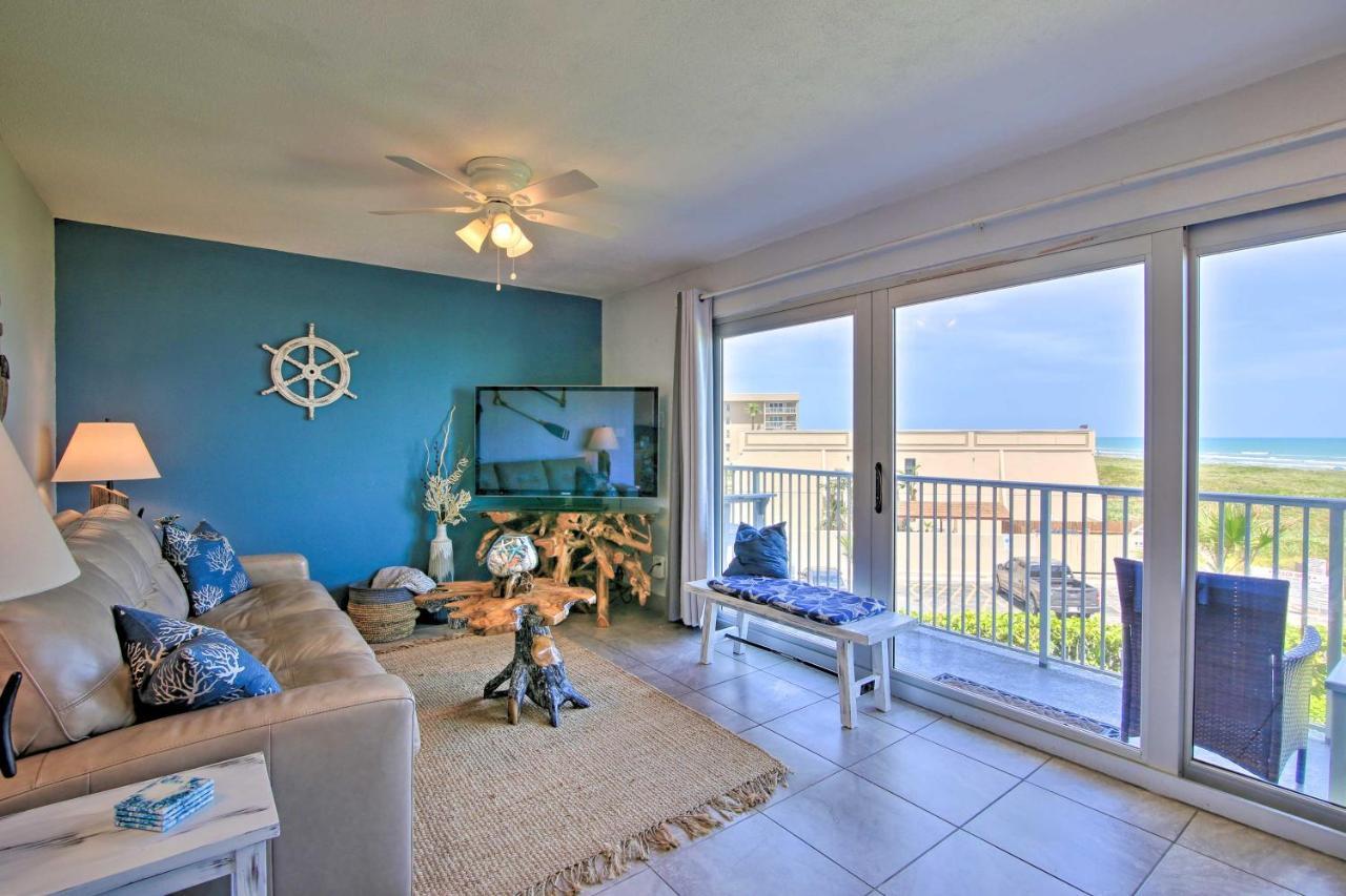 Sunny Oceanfront Condo On South Padre Island Beach Exterior photo