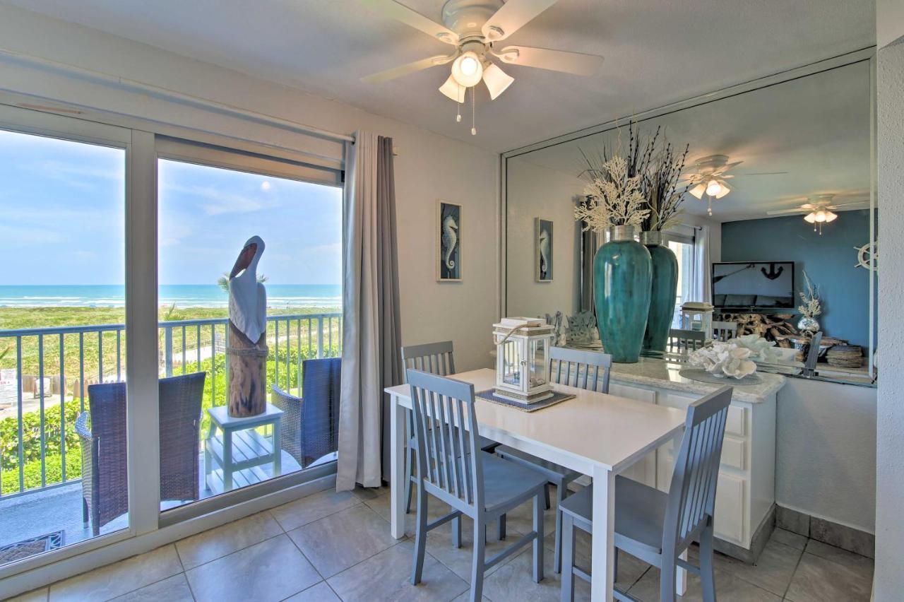 Sunny Oceanfront Condo On South Padre Island Beach Exterior photo