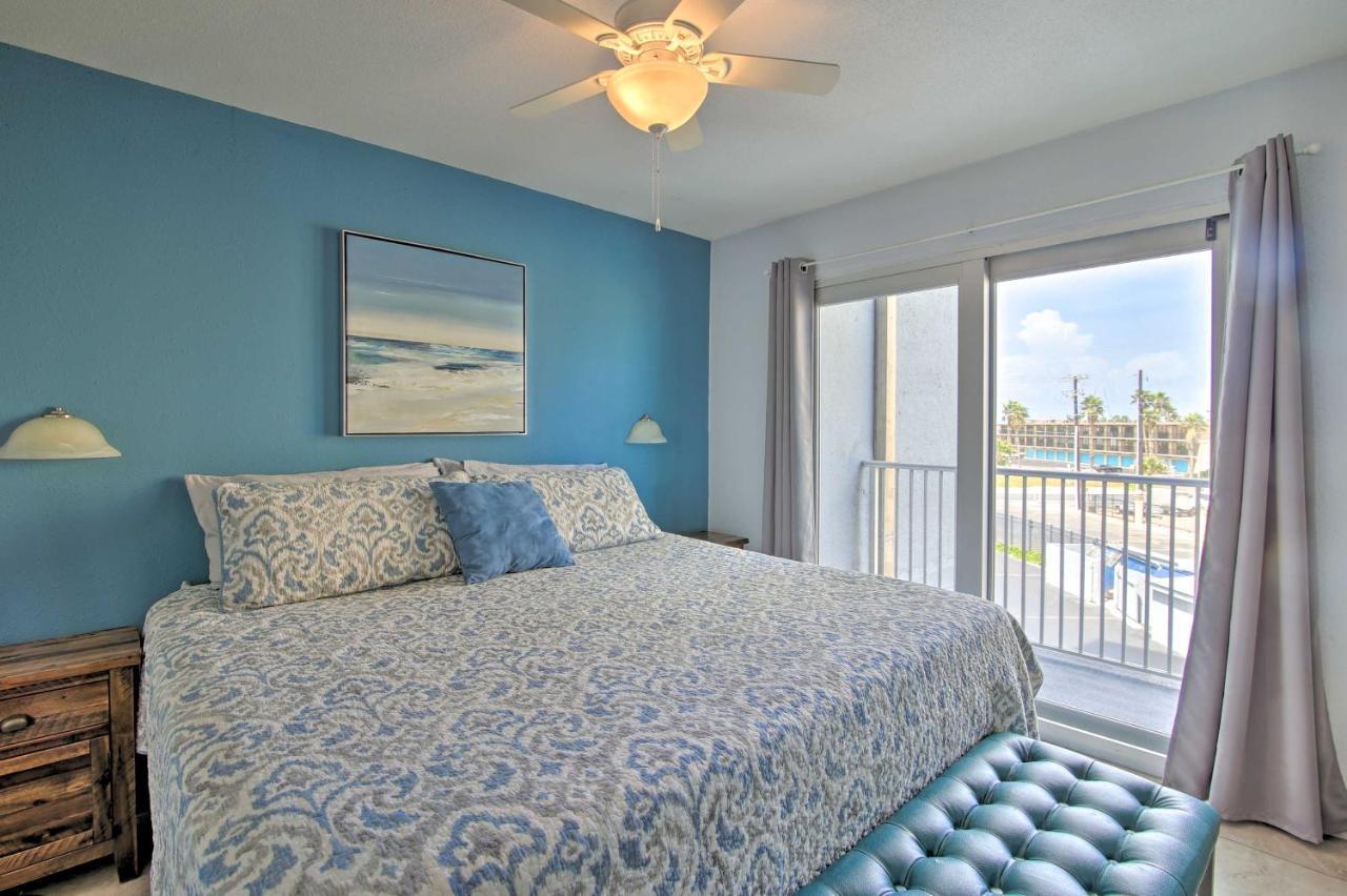Sunny Oceanfront Condo On South Padre Island Beach Exterior photo