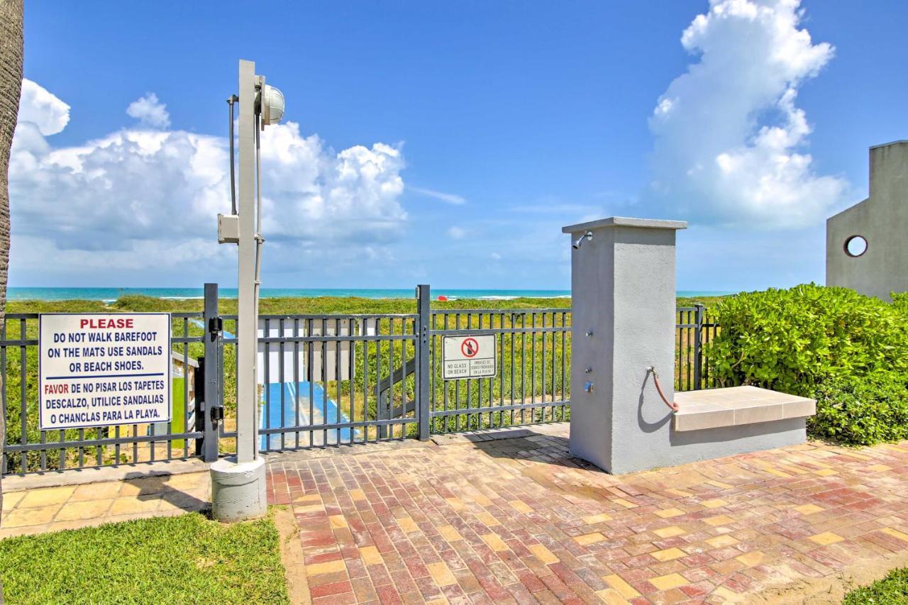 Sunny Oceanfront Condo On South Padre Island Beach Exterior photo